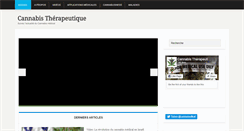 Desktop Screenshot of cannabistherapeutique.com