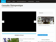 Tablet Screenshot of cannabistherapeutique.com